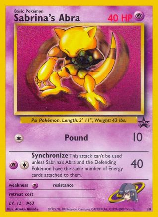 Sabrina's Abra (19) [Wizards of the Coast: Black Star Promos]-1