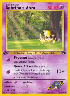Sabrina's Abra (94/132) [Gym Challenge Unlimited]-1