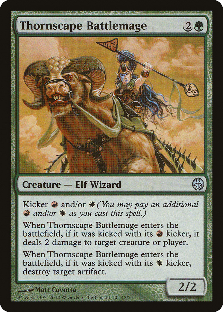 Thornscape Battlemage [Duel Decks: Phyrexia vs. the Coalition]-1