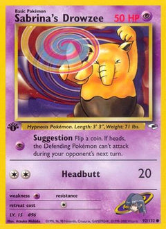 Sabrina's Drowzee (92/132) [Gym Heroes Unlimited]-1