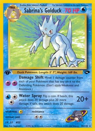 Sabrina's Golduck (30/132) [Gym Challenge Unlimited]-1