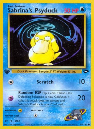Sabrina's Psyduck (99/132) [Gym Challenge Unlimited]-1