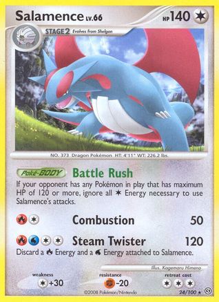 Salamence (24/100) [Diamond & Pearl: Stormfront]-1