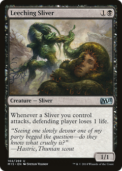 Leeching Sliver [Magic 2015]-1