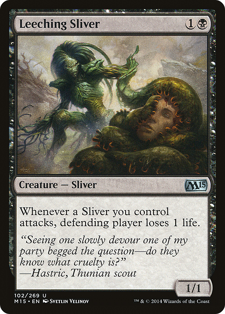 Leeching Sliver [Magic 2015]-1
