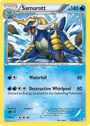 Samurott (41/149) [Black & White: Boundaries Crossed]-1