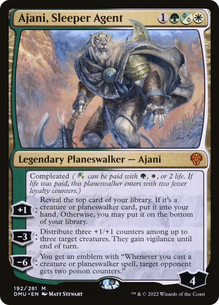 Ajani, Sleeper Agent (Promo Pack) [Dominaria United Promos]-1