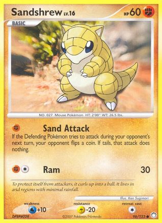 Sandshrew (96/123) [Diamond & Pearl: Mysterious Treasures]-1