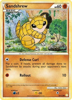 Sandshrew (79/123) [HeartGold & SoulSilver: Base Set]-1