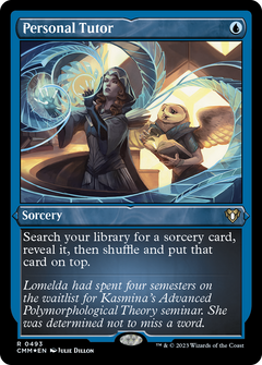 Personal Tutor (CMM-493) - Commander Masters Etched Foil-1