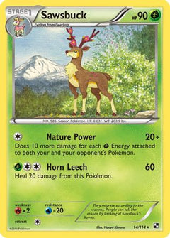 Sawsbuck (14/114) [Black & White: Base Set]-1