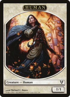 Human Token (2/8) [Avacyn Restored Tokens]-1