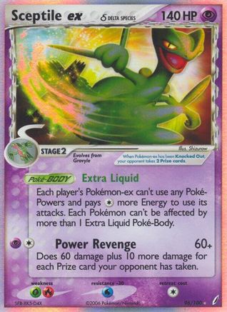 Sceptile ex (96/100) (Delta Species) [EX: Crystal Guardians]-1