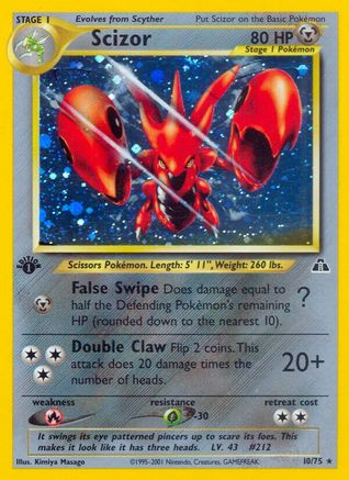 Scizor (10/75) [Neo Discovery Unlimited]-1