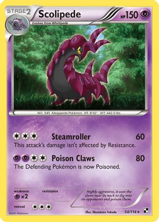 Scolipede (54/114) [Black & White: Base Set]-1