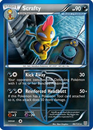 Scrafty (86/135) [Black & White: Plasma Storm]-1