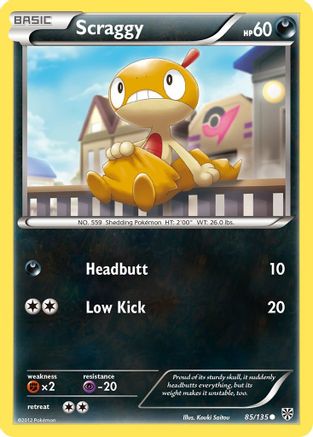 Scraggy (85/135) [Black & White: Plasma Storm]-1