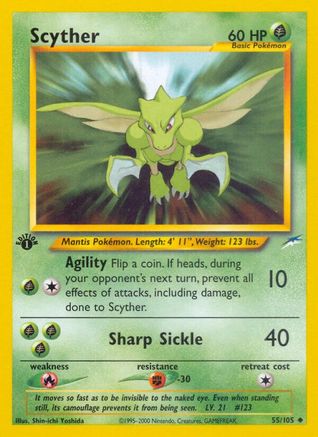Scyther (55/105) [Neo Destiny Unlimited]-1
