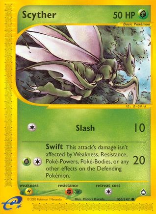 Scyther (106/147) [Aquapolis]-1