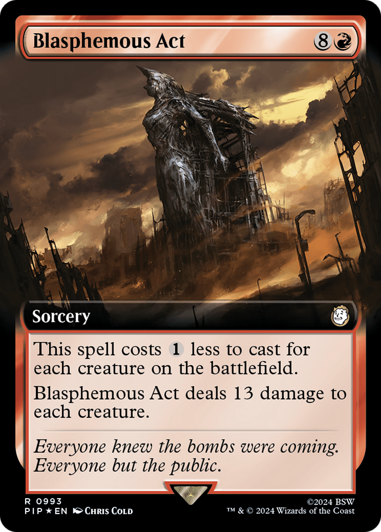 Blasphemous Act (Extended Art) (Surge Foil) [Fallout]-1