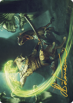 Contest of Claws // Contest of Claws (ALCI-072) - The Lost Caverns of Ixalan Art Series (Borderless)-3