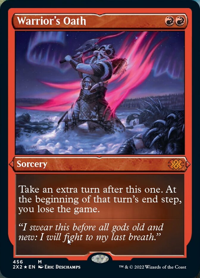 Warrior's Oath (Foil Etched) [Double Masters 2022]-1