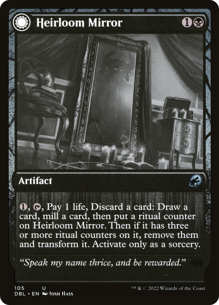 Heirloom Mirror // Inherited Fiend [Innistrad: Double Feature]-5