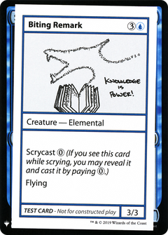Biting Remark [Mystery Booster Playtest Cards]-1