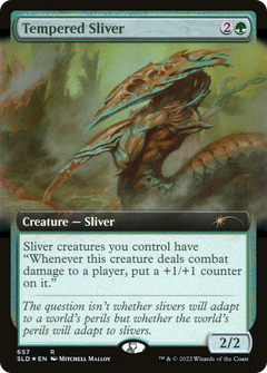 Tempered Sliver (Extended Art) [Secret Lair Drop Promos]-1