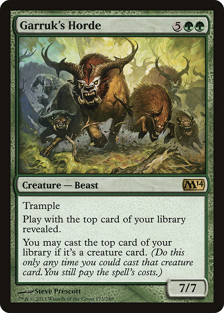 Garruk's Horde [Magic 2014]-1