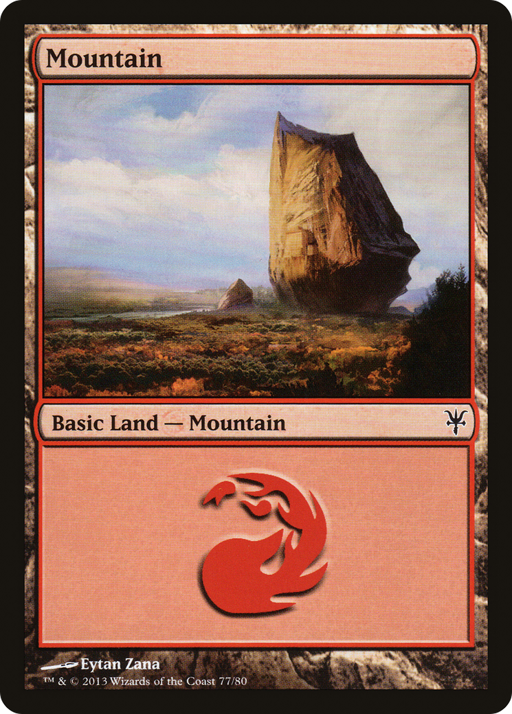 Mountain (77) [Duel Decks: Sorin vs. Tibalt]-3