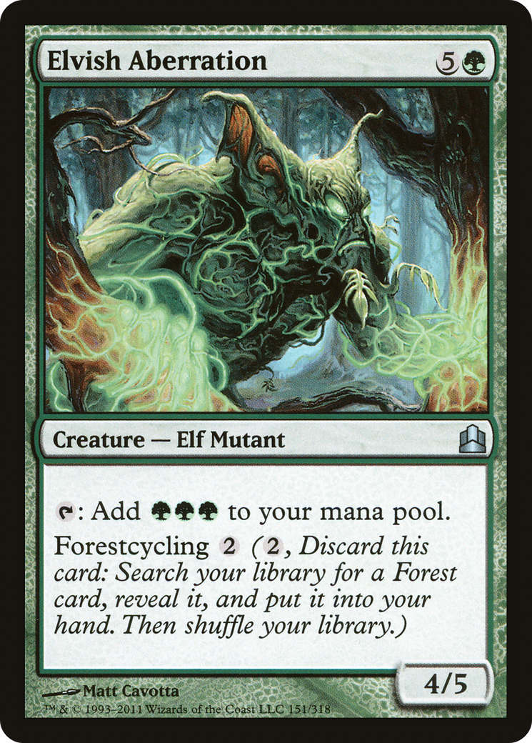 Elvish Aberration [Commander 2011]-1