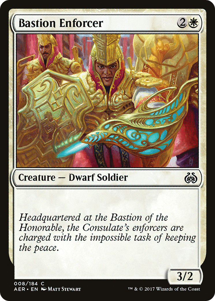 Bastion Enforcer [Aether Revolt]-1