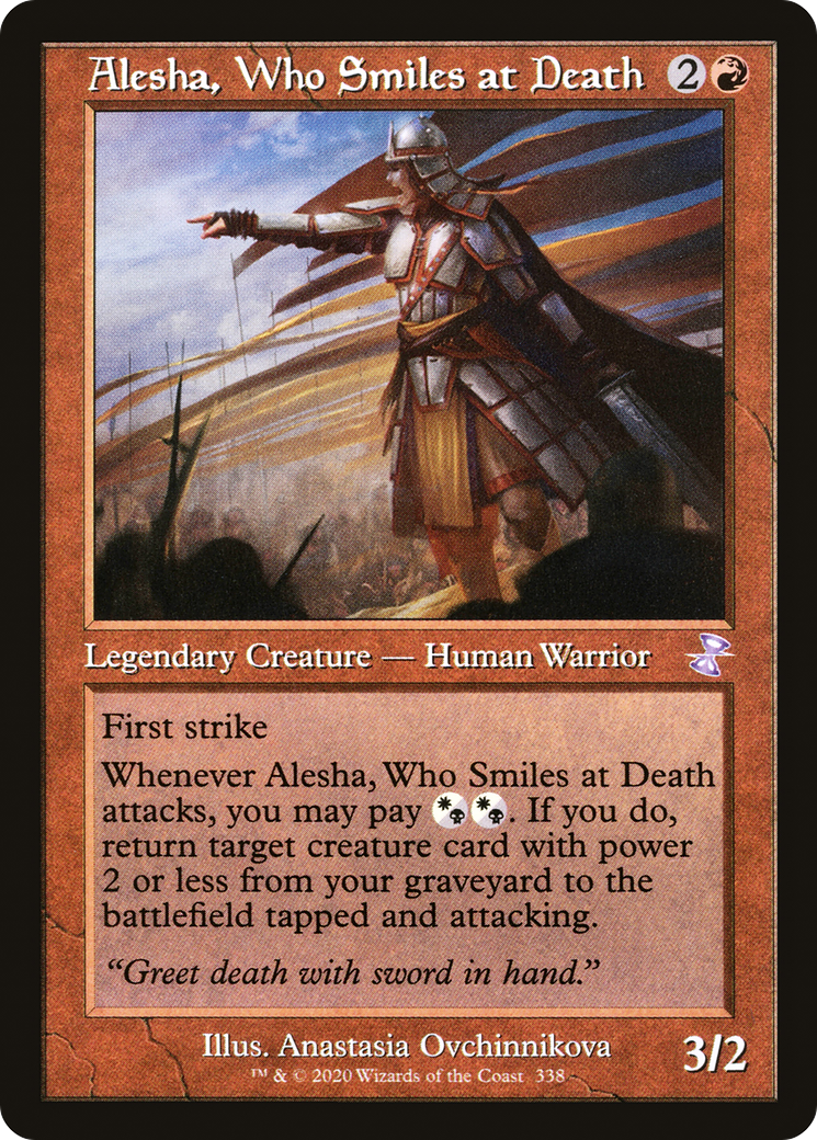 Alesha, Who Smiles at Death (Timeshifted) [Time Spiral Remastered]-1