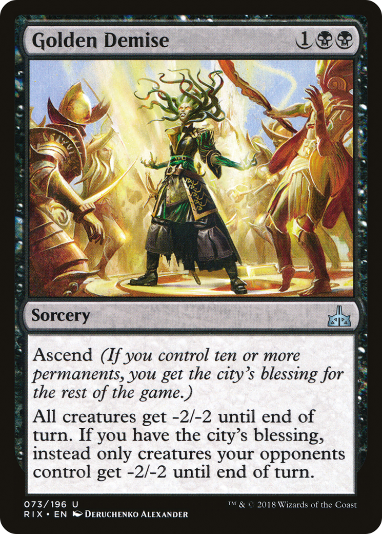 Golden Demise [Rivals of Ixalan]-1