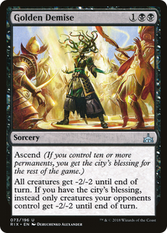 Golden Demise [Rivals of Ixalan]-1