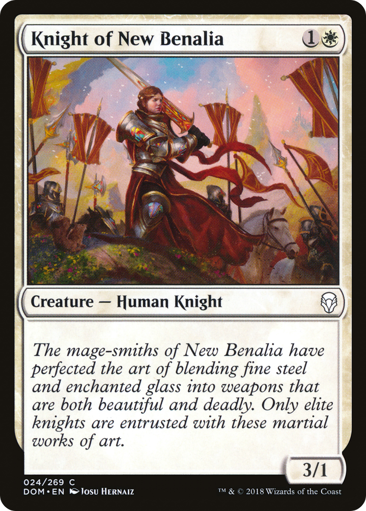 Knight of New Benalia [Dominaria]-1