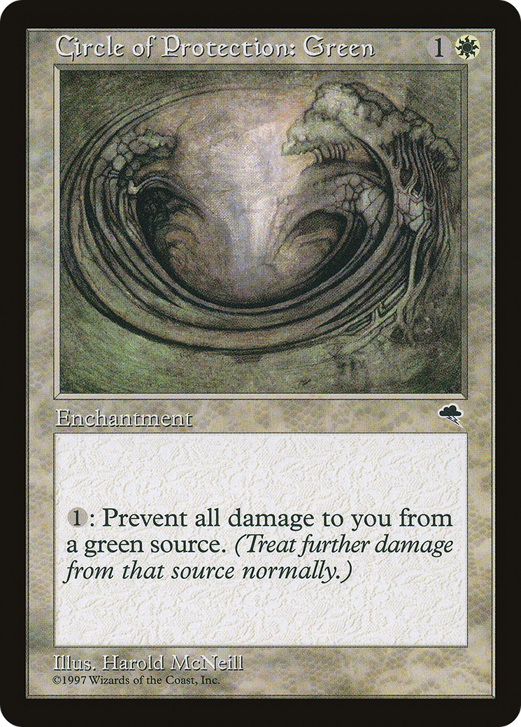 Circle of Protection: Green [Tempest]-1