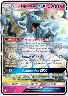 Alolan Ninetales GX (132/214) [Sun & Moon: Lost Thunder]-1