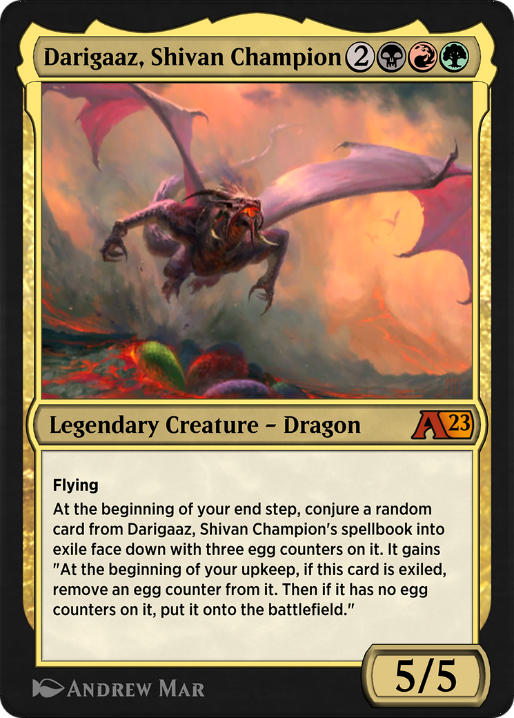 Darigaaz, Shivan Champion (YDMU-022) - Alchemy: Dominaria-1
