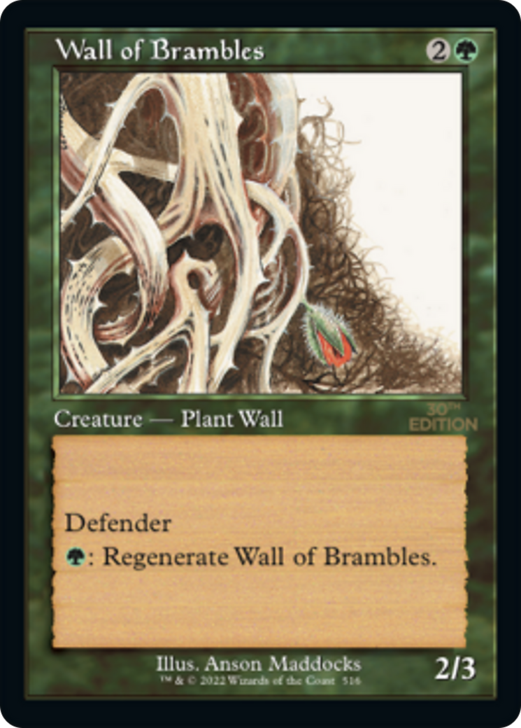 Wall of Brambles (Retro Frame) (30A-516) - 30th Anniversary Edition-1