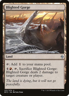 Blighted Gorge [Battle for Zendikar]-1