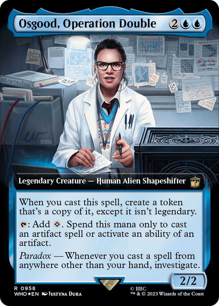 Osgood, Operation Double (Extended Art) (Surge Foil) [Doctor Who]-1