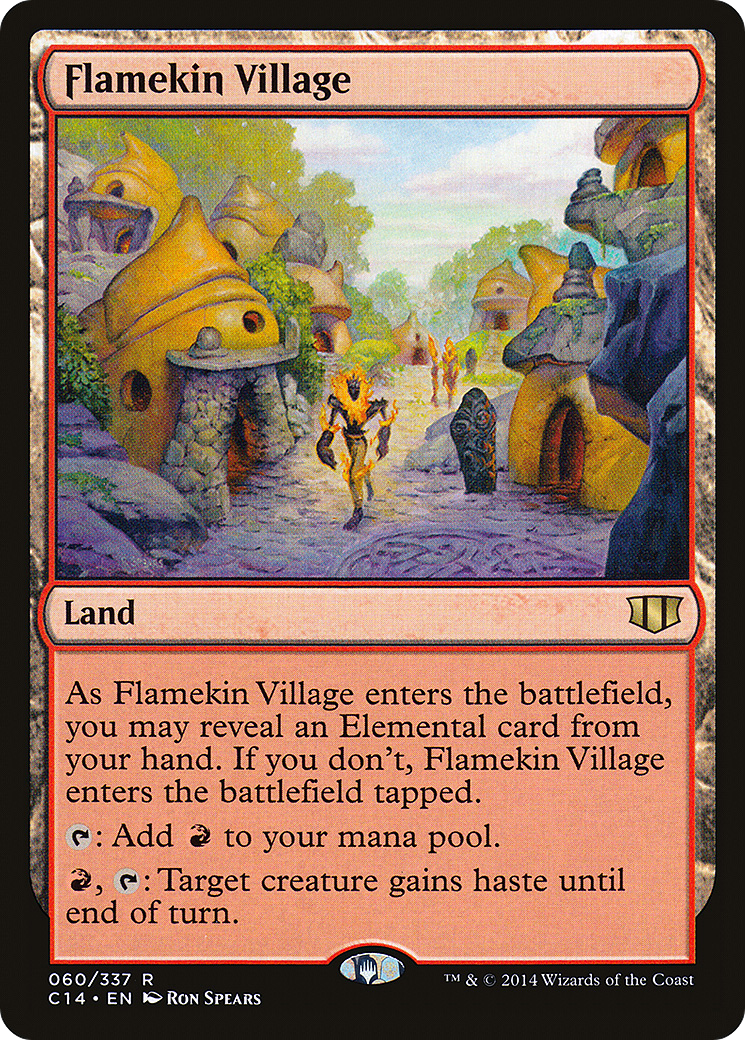 Flamekin Village [Commander 2014]-1