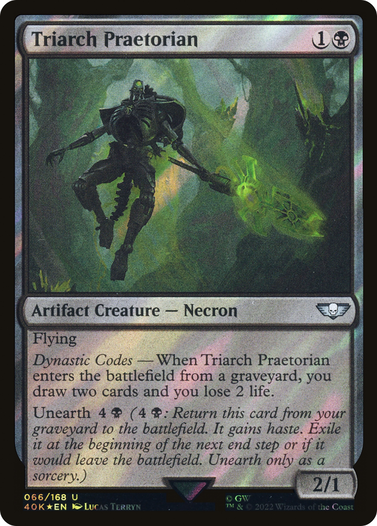 Triarch Praetorian (Surge Foil) (40K-066) - Warhammer 40,000 Commander Foil-1