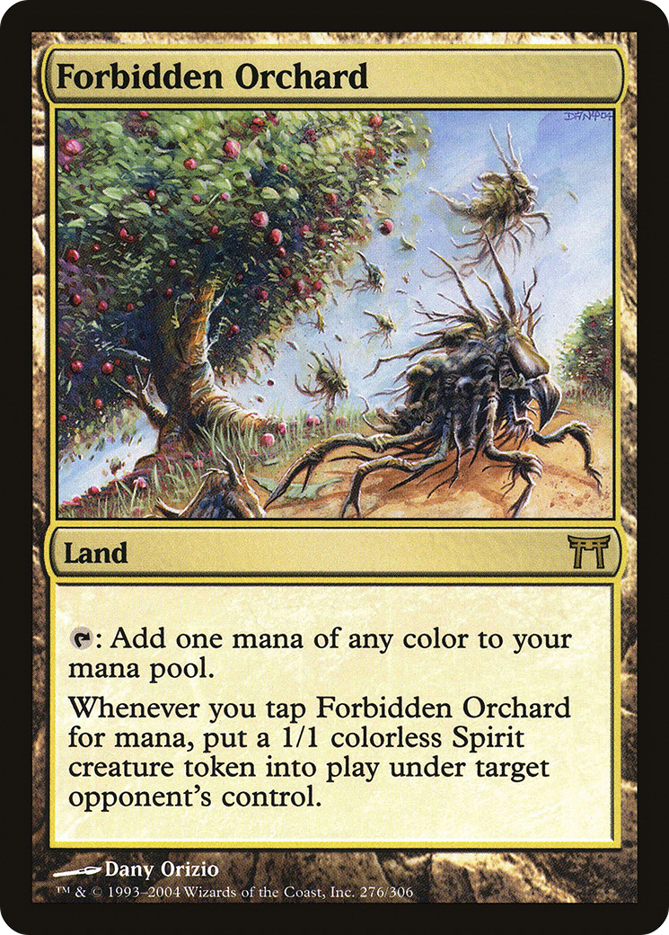 Forbidden Orchard [Champions of Kamigawa]-1