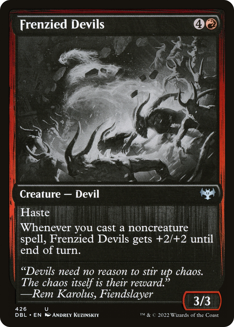 Frenzied Devils [Innistrad: Double Feature]-1