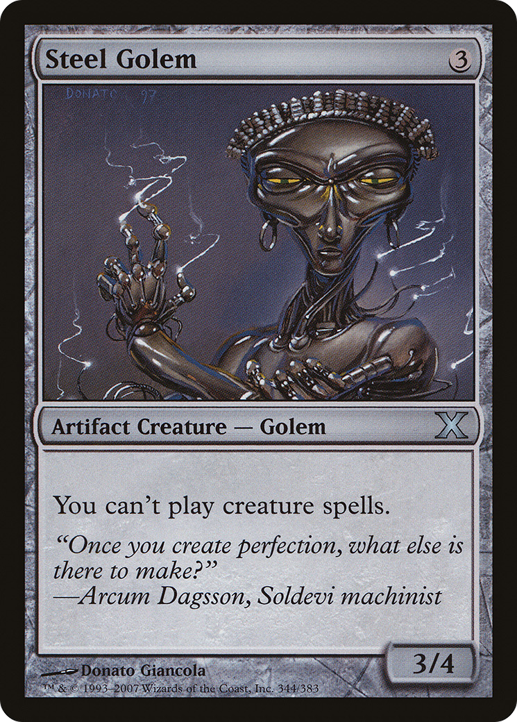 Steel Golem [Tenth Edition]-1