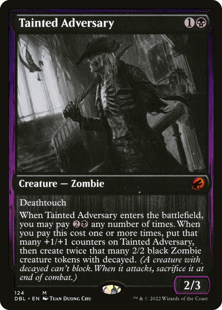 Tainted Adversary [Innistrad: Double Feature]-1