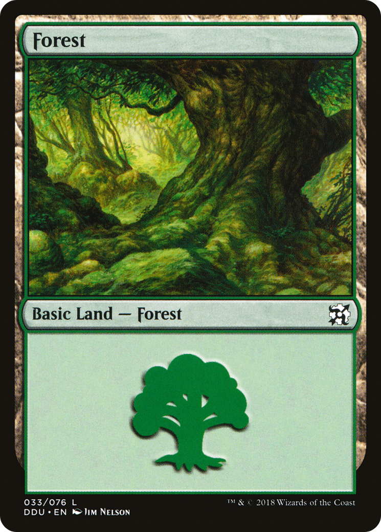 Forest (33) [Duel Decks: Elves vs. Inventors]-1